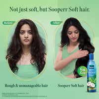 Parachute Advansed Aloe Vera Enriched Coconut Hair Oil Gold | 5X Aloe Vera With Coconut Oil| Makes Hair Sooperr Soft | 400ml (Pack of 2)