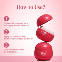 Clayco. Rice & Ceramide Moisturizer | Intense Hydration, Skin Barrier Repair & Brightening | Lightweight & Fast-Absorbing | With Exosomes, Rice Extracts, Ceramides & Vitamin B12 | 50ml