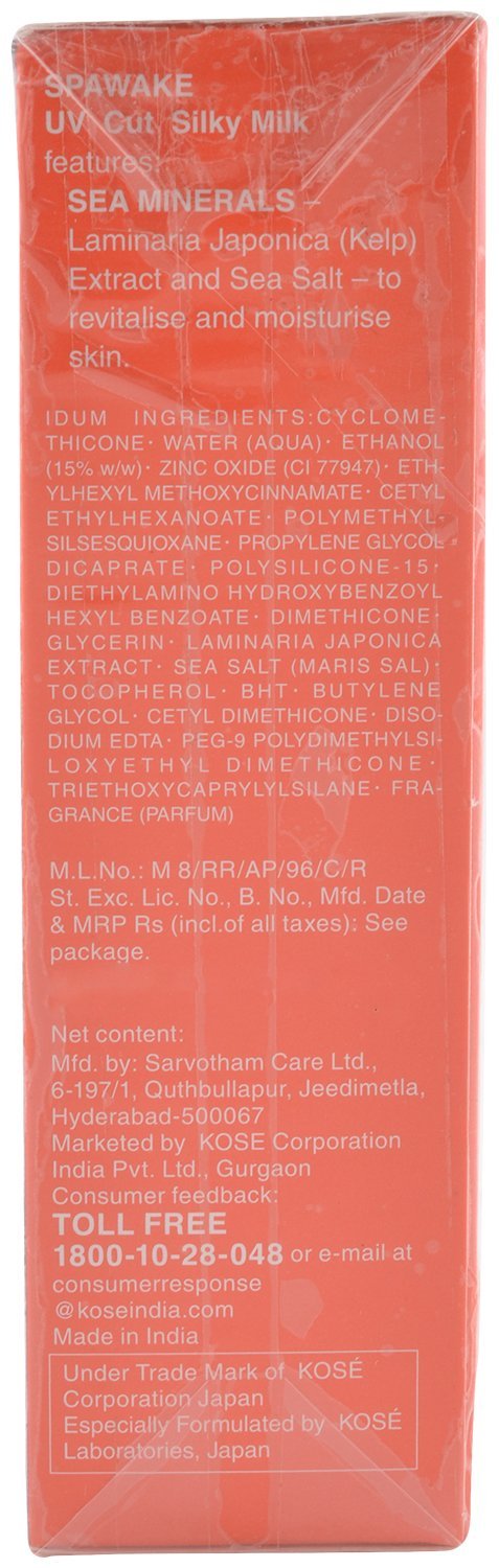 Spawake Silky Milk - UV Cut, 40ml Pack