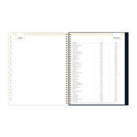 Blue Sky Day Designer 2024 Weekly and Monthly Planner, 8.5