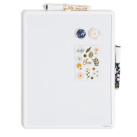 U Brands Contempo Magnetic Dry Erase Board Kit, Set of 19, 11”x14”, Fall Floral, Includes Magnets, Markers Fall Floral (19 pieces) 11'' x 14''