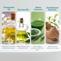 VLCC Melia Face Wash - 500ml | Controls Excess Oil | Helps Fight Acne, Blackheads & Whiteheads | Skin Purifying Face Wash | Deep Clean Effect | With Chamomile, Tea Tree Oil, Neem & Sandalwood.