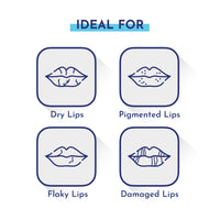 Mannlich Lip Balm For Men (10G) Lip Care With Spf 50 Pa++++ Protection - Lip Lightening For Dry & Chapped Lips - Moisturizes, Long-Lasting Hydration With 2% Kojic Acid & 1% Hyaluronic Acid, white