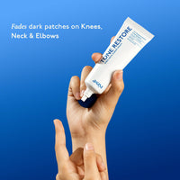 ASAYA Tone Restore Cream for Dark Knees, Elbows & Neck | Depigmenting Cream with MelaMe™ Complex, Kojic Acid, AHAs & Urea | Brightening & Smoothing | Evens skin tone | Smooths rough, textured skin | For Men & Women | 50 gm