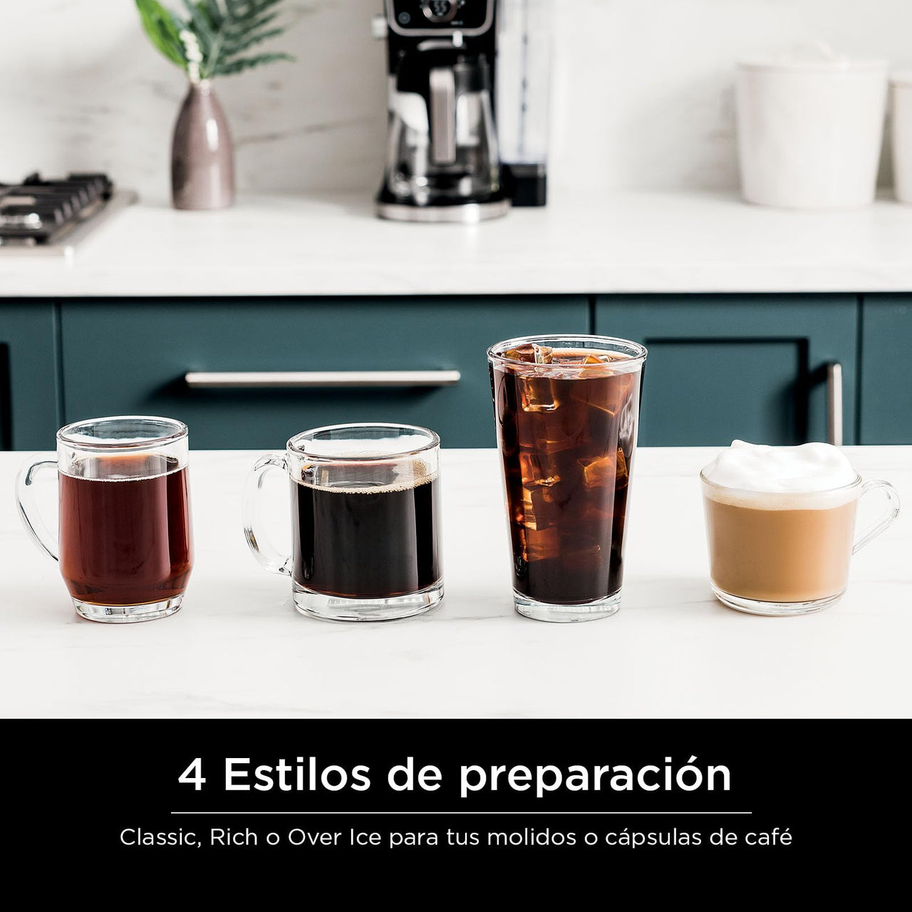 Ninja Drip Coffee Maker With K Cup Combo, DualBrew Pro Specialty Coffee System, Coffee Machine Compatible with K-Cup Pods, 12 Cup Single Serve Coffee Makers with Paper Filter, CFP301 Frother + Paper Filter