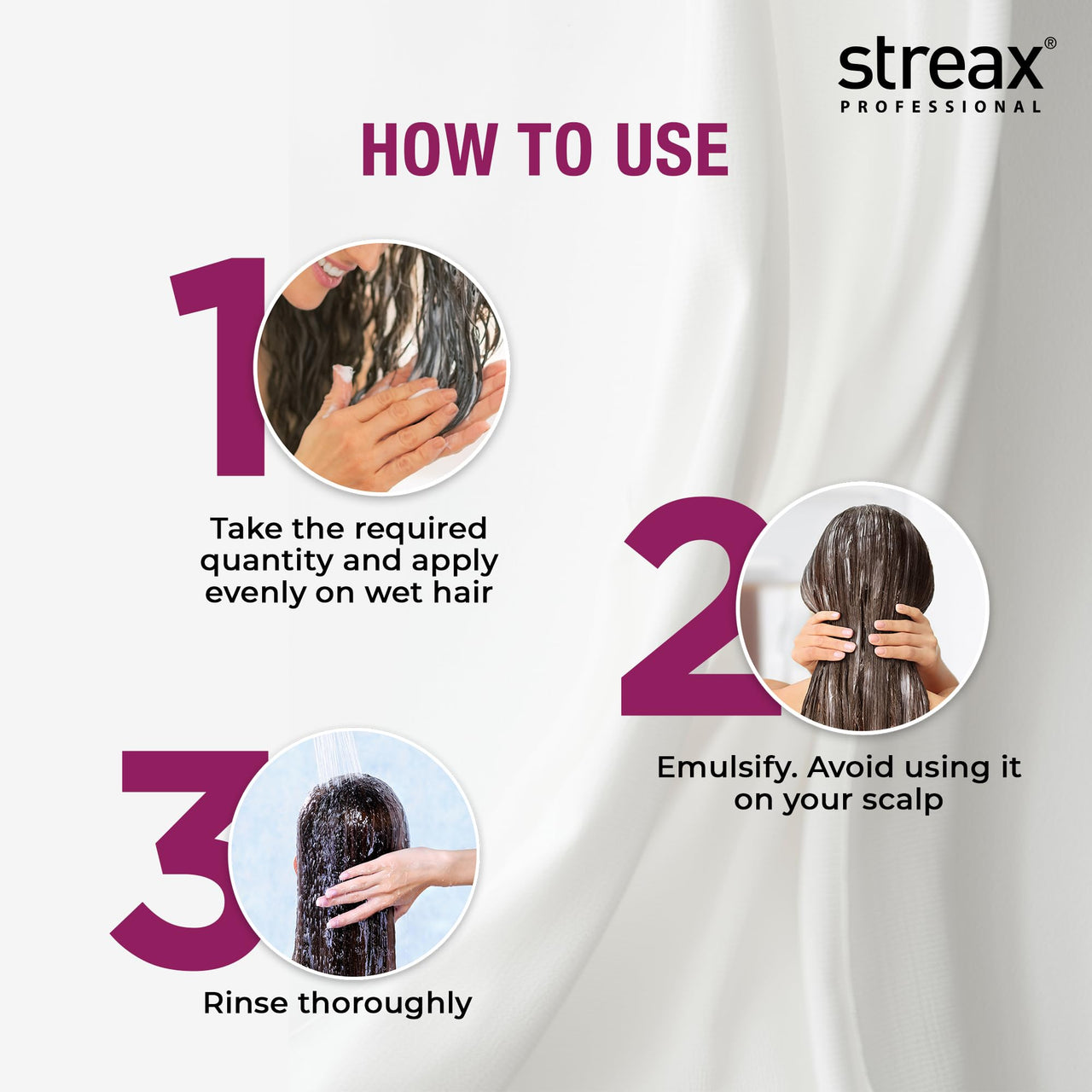 Streax Professional Canvoline Straightening Post Care Conditioner for Women's  | Enriched with KeraCharge Complex | Anti Frizzy & Hair Breakage | Tangle Free Hair | Sulphate & Paraben free | 240 gm