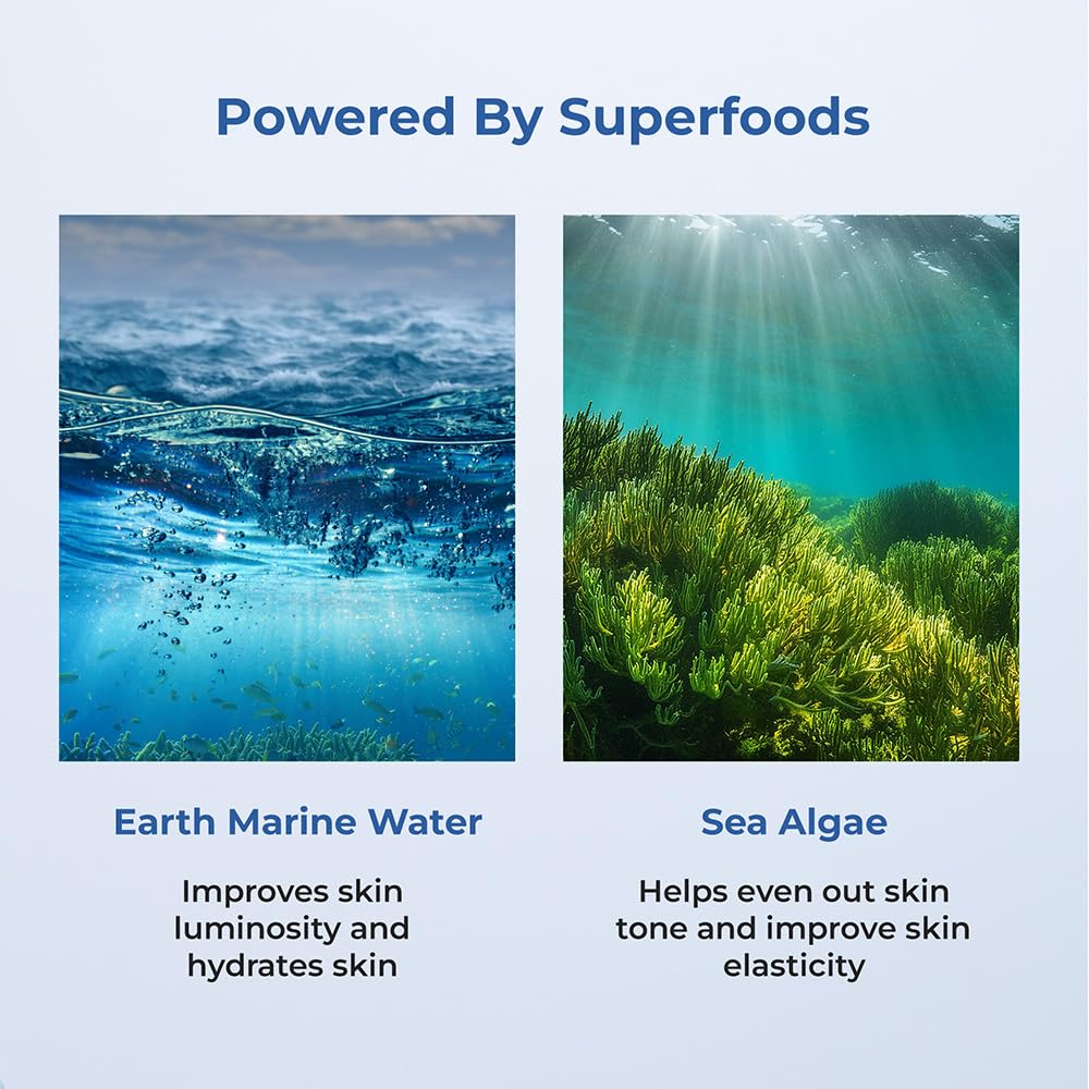 Naturali Aqua Hydrating Face Wash With Earth Marine Water & Sea Algae | Deeply Cleanses | Restores Dehydrated Skin | Sulphate & Paraben Free | 100ml