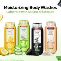Mamaearth Charcoal Moisturizing Body Wash with Activated Charcoal & Energizing Mint Scent for Skin Detoxification-275ml | Deeply Cleanses |Intensely Moisturizes |Long-Lasting Fragrance |All Skin Types