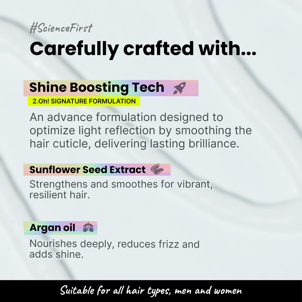 2.Oh! Italian- Hair Gloss | High Shine Hair Gloss Treatment | Semi Permanent Clear Gloss | Salon- Like Glossy Hair| Shiny and Smooth Hair | Enriched with Argan Oil | Lasts up to 2-3 Washes
