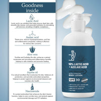 BAKE 10% Lactic Acid Body Lotion with Azelaic Acid | Smooths Rough & Bumpy Skin, Exfoliates Skin & Reduces Body Acne | Ultra Hydrating Body Lotion | 200ml