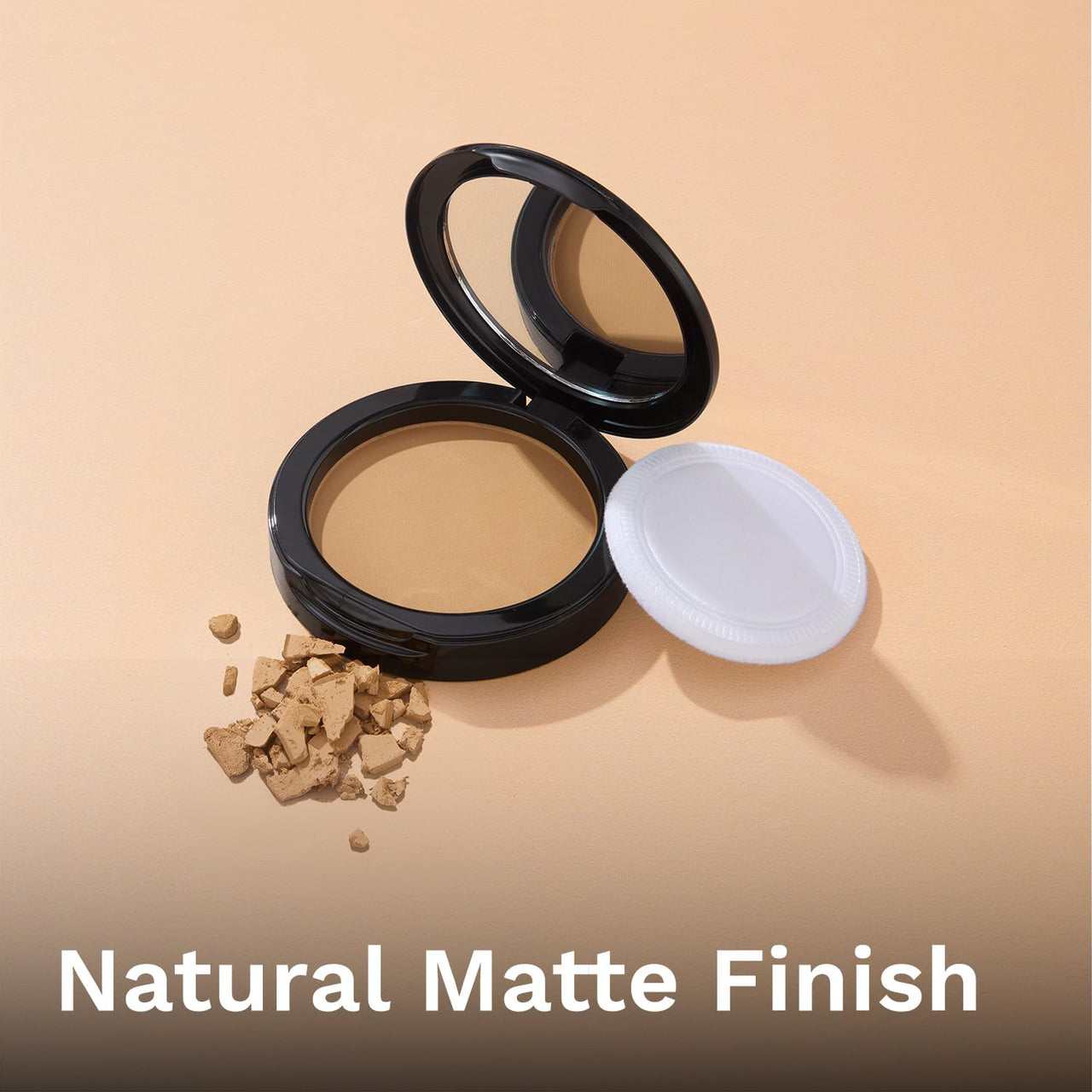 Pilgrim Almond-20 Matte Finish Compact Powder SPF 25 Absorbs Oil, Conceals & Gives Radiant Skin