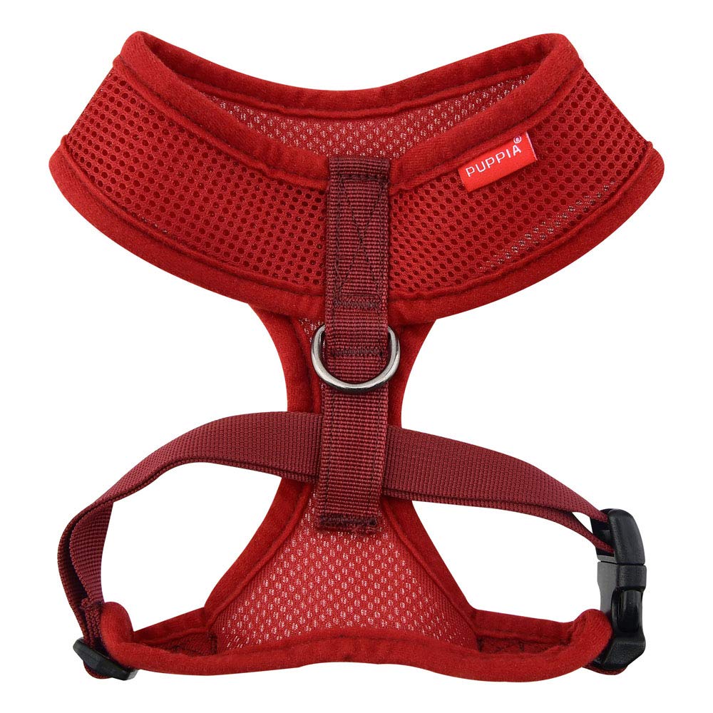 Puppia Soft Dog Harness, Wine, X-Large (PDCF-AC30-WN-XL)