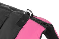 Gooby Padded Vest Dog Jacket - Pink, Medium - Warm Zip Up Dog Vest Fleece Jacket with Dual D Ring Leash - Winter Water Resistant Small Dog Sweater - Dog Clothes for Small Dogs Boy and Medium Dogs