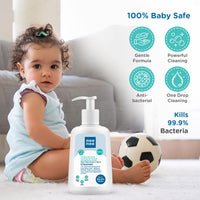 Mee Mee Anti-Bacterial Baby Liquid Cleanser (300 ml - Bottle), Transparent (MM-1300 300ML)