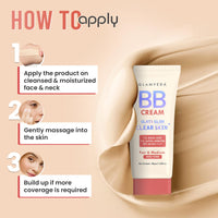 Glamveda BB Cream for Fair & Medium Skin Tone With SPF 50++++ | Lightweight, Non-Sticky & Waterproof | Covers Dark Spots & Evens Skin Tone | Natural, Dewy Finish | Hydrating & Durable (30 gm)