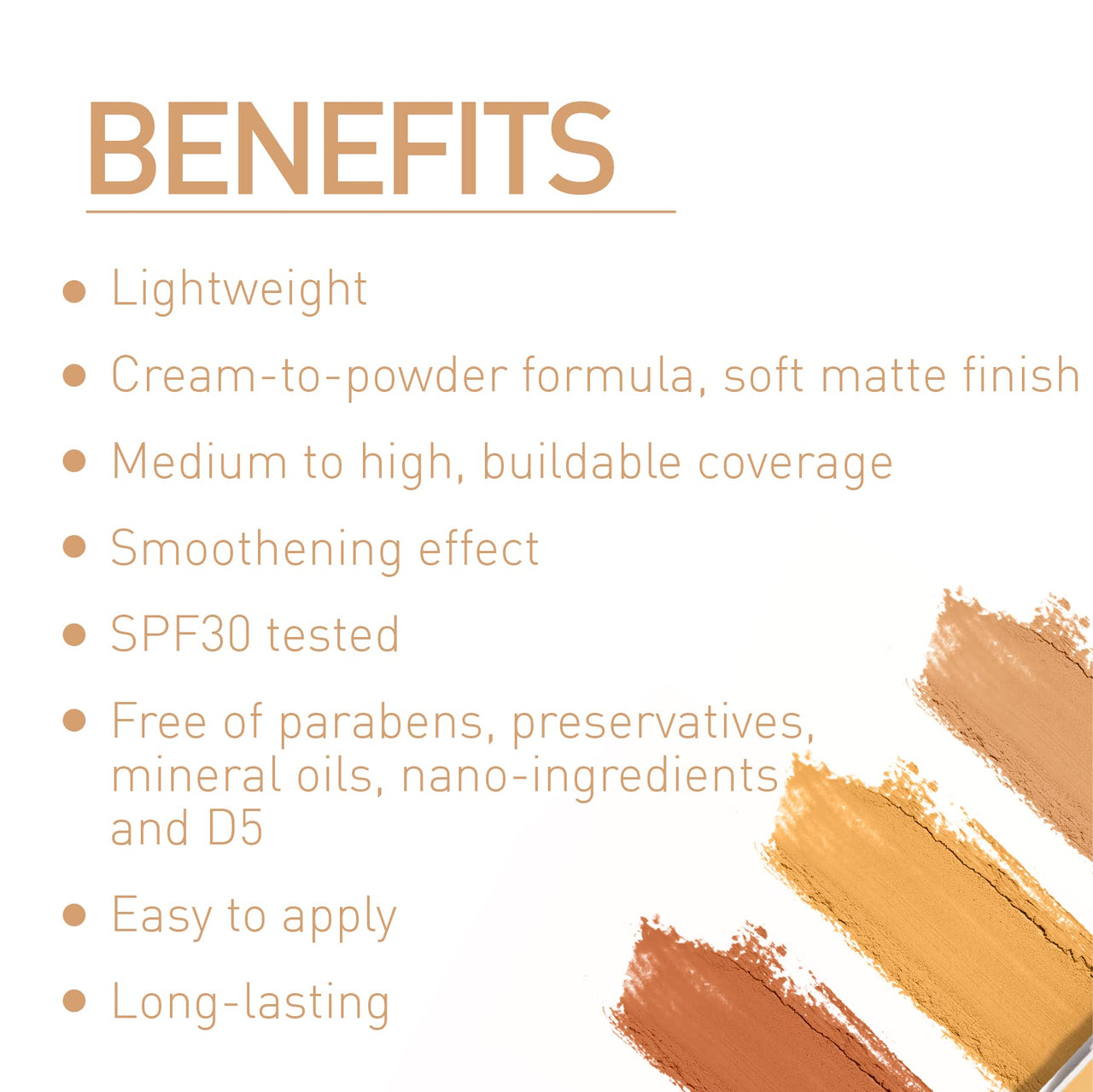 MyGlamm Total Makeover FF Matte Cream Foundation Palette with SPF 30 and Skin Tone Corrector (Cappuccino, Beige, 10.5gm)