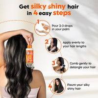 Hair & Care Silk-N Shine Serum with Fruit Vitamins, 100 ml