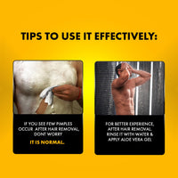 urbangabru Hair Removal Spray (200 ml) | Body Hair Removal In 3-5 Minutes For Men| Painless Body Hair Removal Cream For Chest, Back, Legs, Under Arms (Pack Of 2)