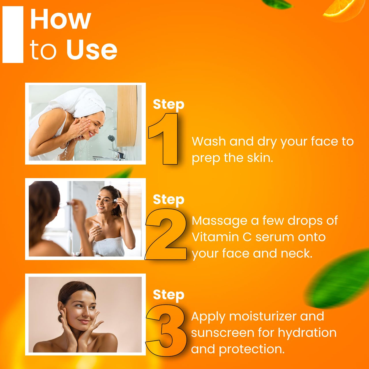 KAZIMA 10% Vitamin C Face Serum for Glowing Skin with 0.5% Ferulic Acid | Targets Dark Spot & Hyperpigmentation | For Dull Skin | Vitamin C Serum for Oily Skin | Suitable for Men & Women | 30 ml