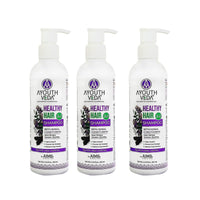 Ayouthveda Healthy Hair Shampoo 200ml With Bhringraj and Shikakai | Best Hair Shampoo for Women | Control Hair Breakage & Dandruff | Herbal Conditioner & Cleansers (Pack Of 3; 200ml each)