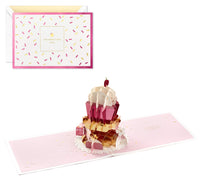 Hallmark Signature Paper Wonder Pop Up Birthday Card (Cupcake, Sweet Day), Model Number: 1299RZH1142 Pop Up, Cupcake, Sweet Day