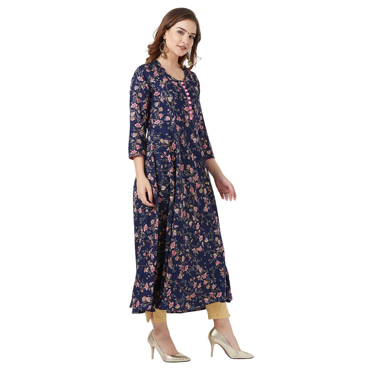 Tissu Women's  Viscose Regular Kurta
