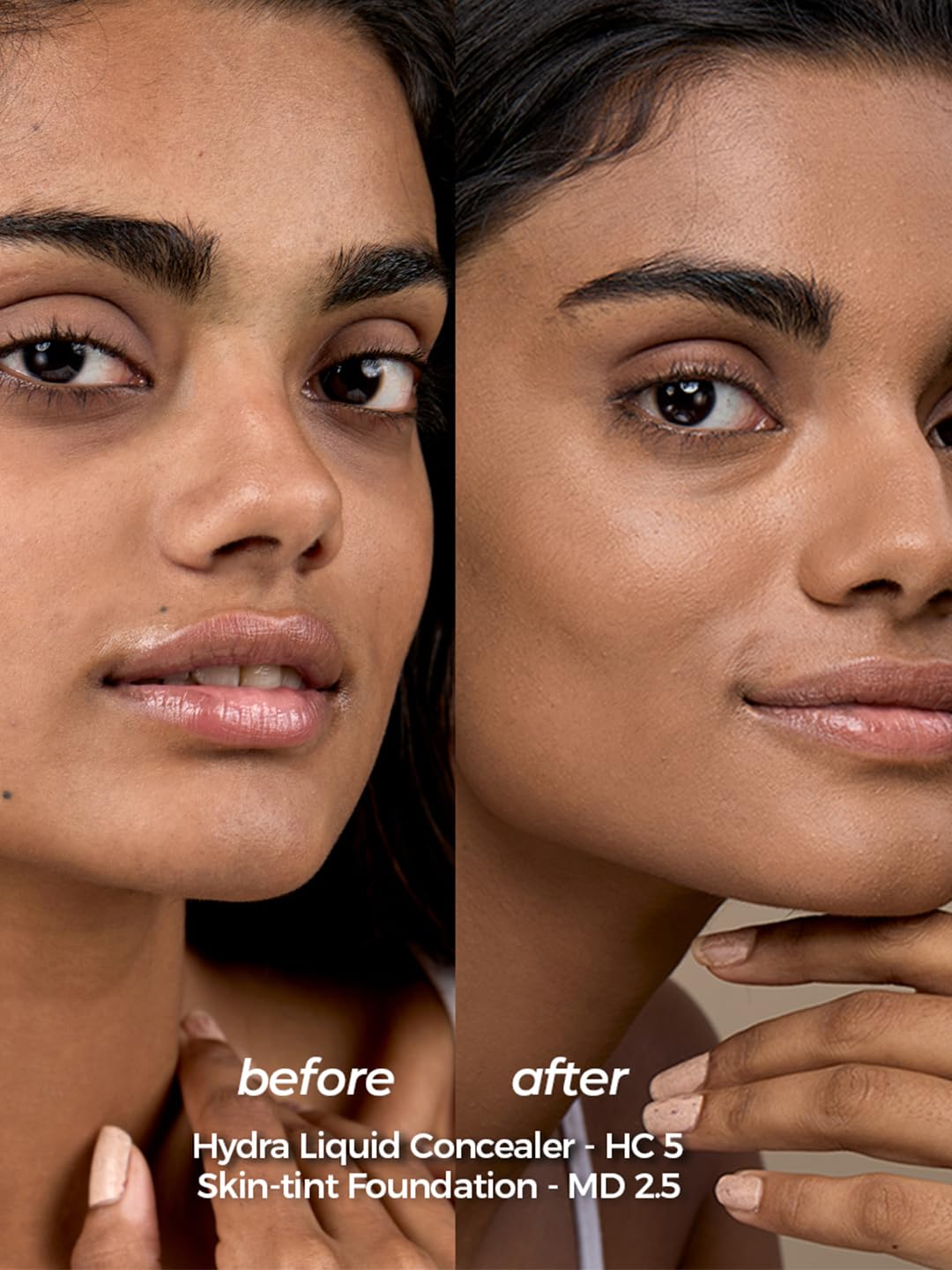 RUBY'S ORGANICS Liquid-Cream Concealer For Under-Eye Dark Circles & Pigmentation, Full Coverage, Cream With Bakuchiol, Easily Blendable, Highly Pigmented, Natural, All Indian Skin Types - HC2, 6.5Ml