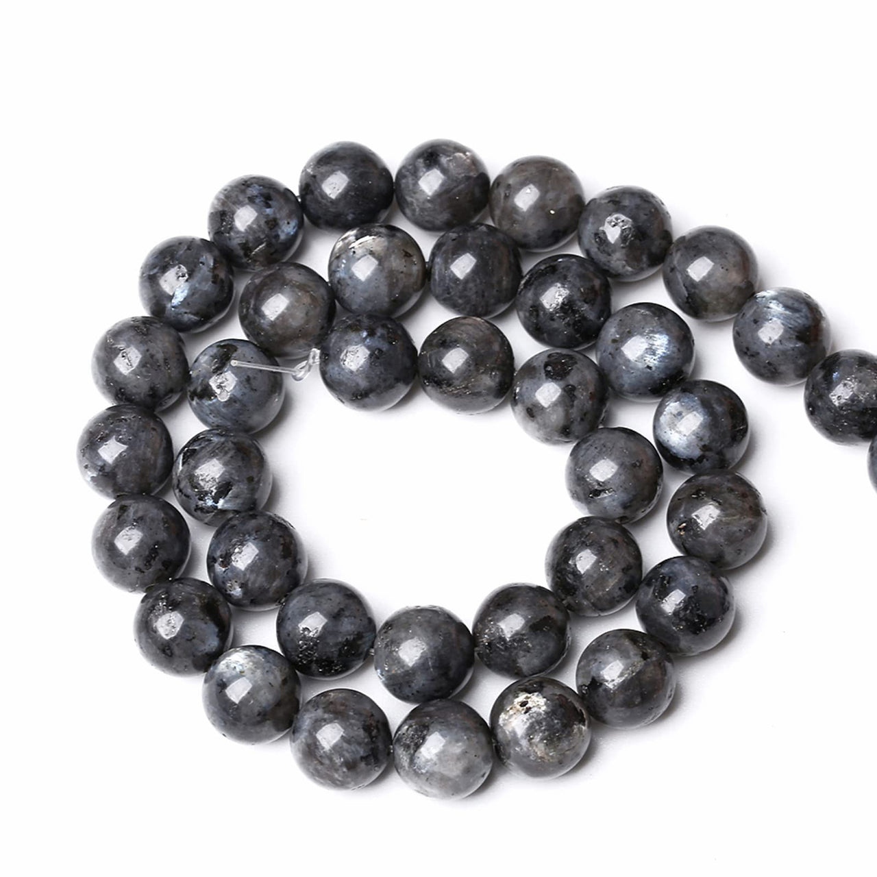 10MM 36PCS Natural Stone Black Labradorite Beads for Jewelry Making DIY Bracelet Energy Crystal Healing Power 10mm