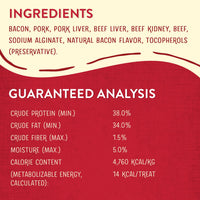 Stella & Chewy's  Freeze-Dried Raw Wild Weenies Dog Treats – All-Natural, Protein Rich, Grain Free Dog & Puppy Treat – Great for Training & Rewarding – Bac’n Me Crazy Recipe – 3 oz Bag Bacon 3 Ounce (Pack of 1)