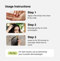 Cureskin Follicular Hair Oil | Nourishes & Strengthens with Biotin, Bhringraj and Coconut Hair Oil (100 ml)