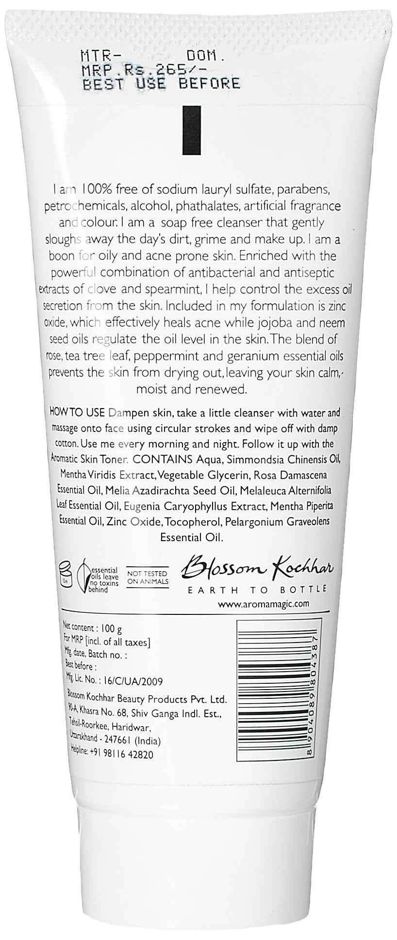 Aroma Magic Moisturiser, Magic Mint Deep Cleanser and Refreshes - 100 Grams Oil