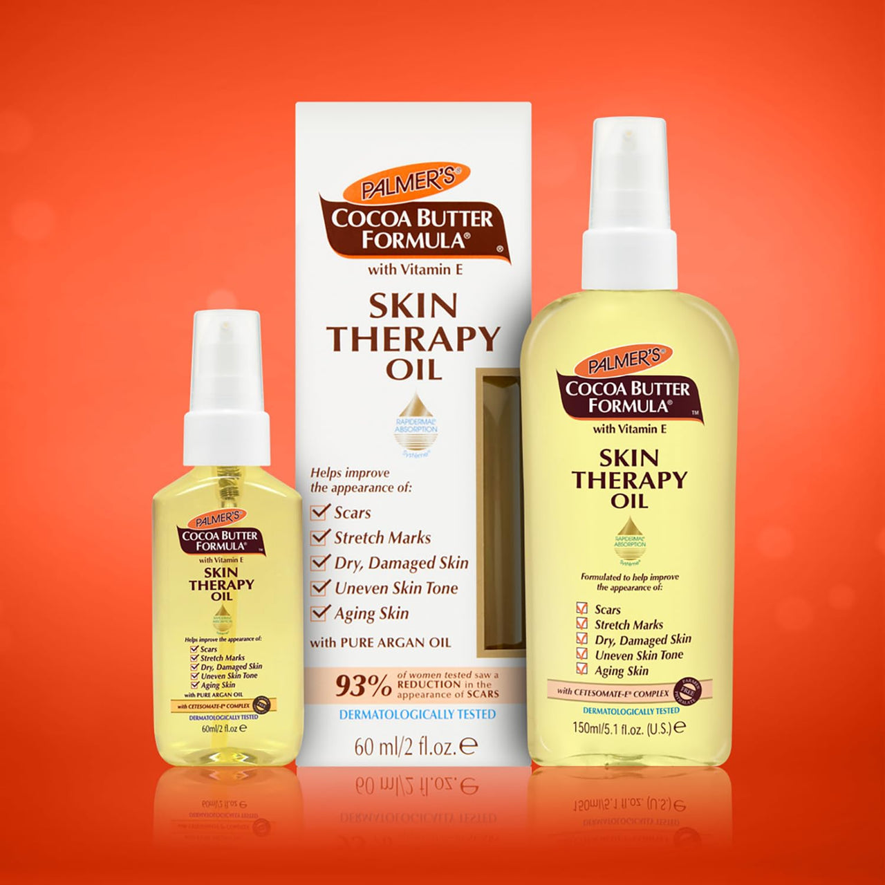Palmer's Cocoa Butter Skin Therapy Oil for Scars, Stretch Marks, Uneven Skin Tone & Ageing Skin - 150ml