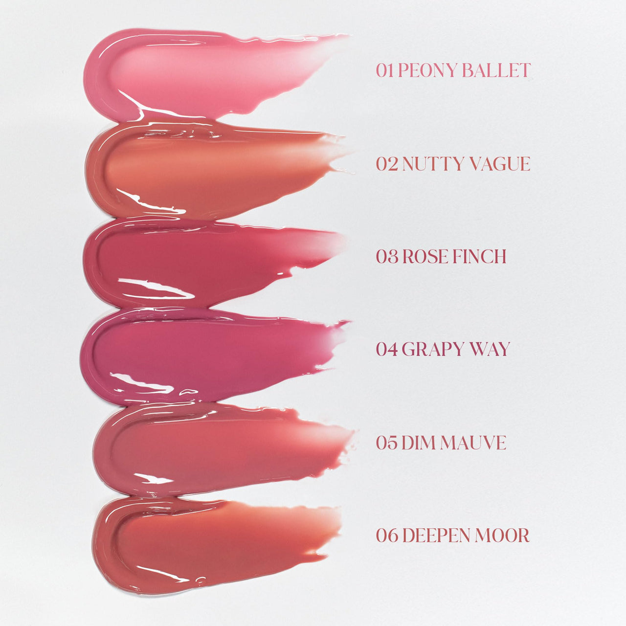 rom&nd Glasting Color Gloss (03 ROSE FINCH) | Korean beauty, Plumping, Glossy, Moisturizing, Natural Color | Long-Lasting, Smooth Finish Lip Gloss for All-Day Hydration and Shine