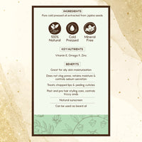 Nat Habit Cold Pressed Oil Combo Jojoba Oil 30ml and Exfoliating Orange Bath Soap 125g For Skin Care, Body Acne & Hair Care