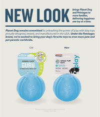 Planet Dog Orbee-Tuff Blue Guru Interactive Treat-Dispensing Puzzle Dog Toy