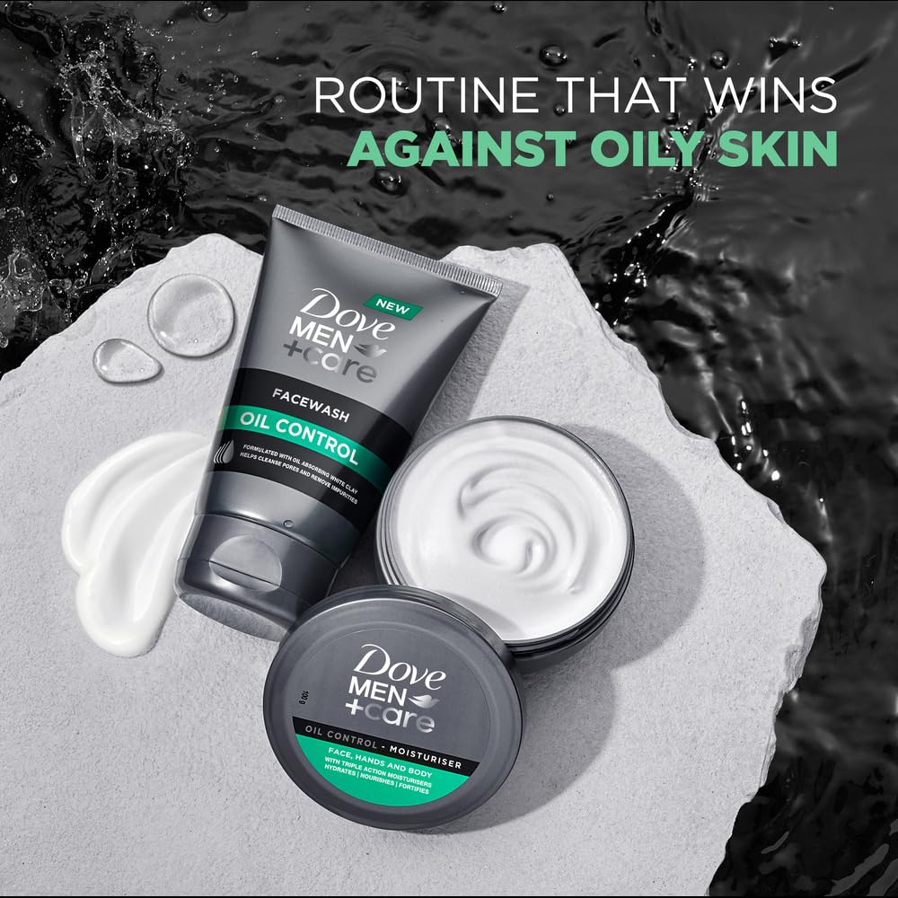 Dove Men+care oil control facewash for men, 100ml