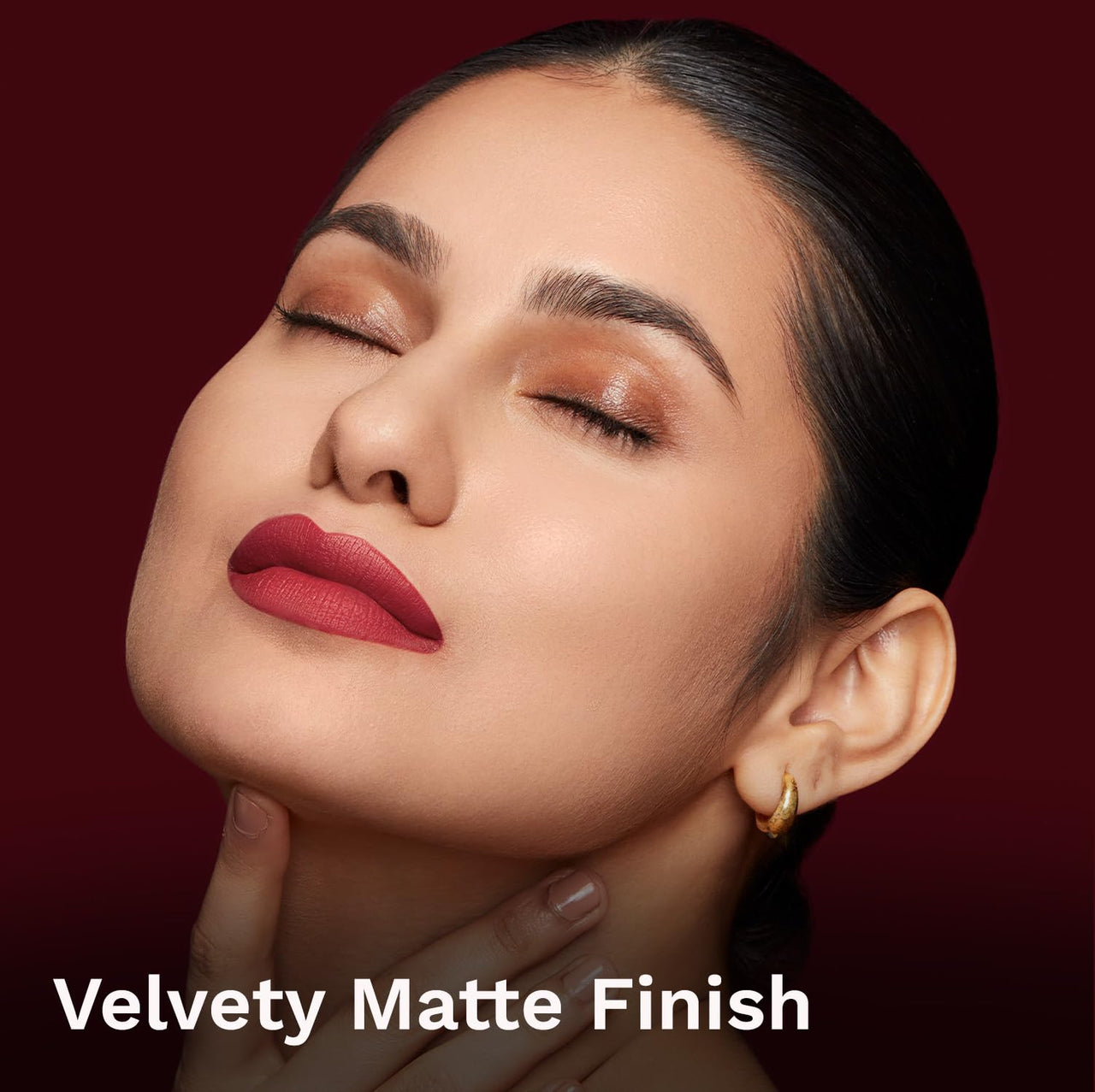 Pilgrim Matte Bullet Lipstick Intense Colour Transferproof & Smudgeproof Pink Hotness -12