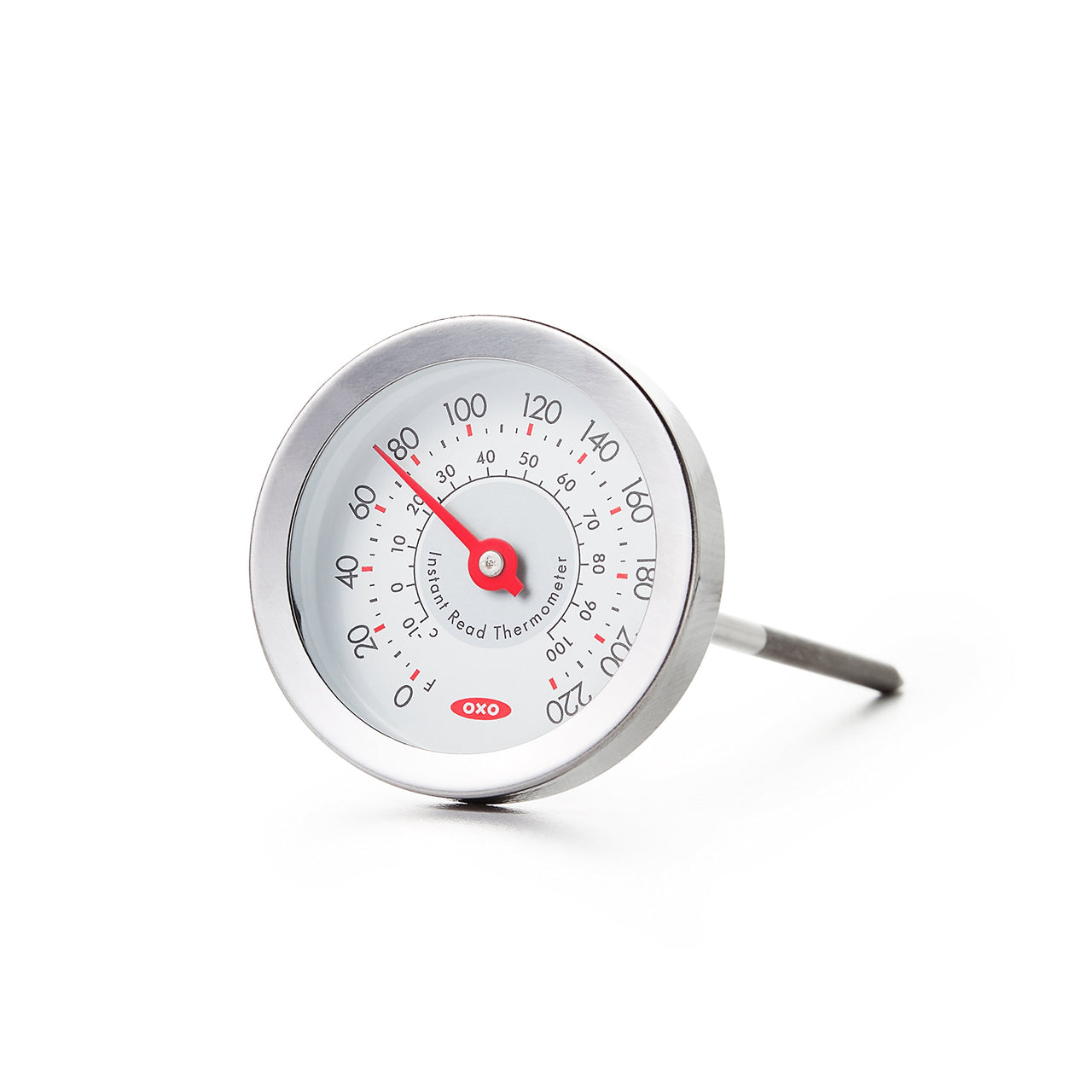 OXO Good Grips Chef's  Precision Meat Thermometer, Silver Analog Instant Read Thermometer