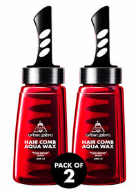 Urbangabru Aqua Hair Wax | Strong Hold Wet look & Shiny finish all day (260 ml) (Pack of 2)