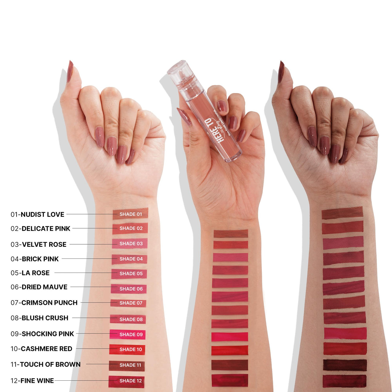 Swiss Beauty Select Here To Stay Liquid Matte Lipstick with Kiss-Proof Formula | Infused with Vitamin E | Non-Transfer, Smudgeproof | 12-18 Hrs Stay | Shade - Touch of Brown, 3ml |