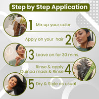 Naturtint Permanent Hair Colour Dark Brown 3N | For Optimal Scalp Care| 100% Grey Coverage | Long Lasting Hair Colour | Ammonia Free Vegan | No Parabens | Enriched with Olives & Organic Shea Butter