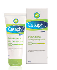 Cetaphil Dam Daily Advance Ultra Hydrating Lotion, 30g and Cetaphil Daily Advance Ultra Hydrating Lotion, 100g