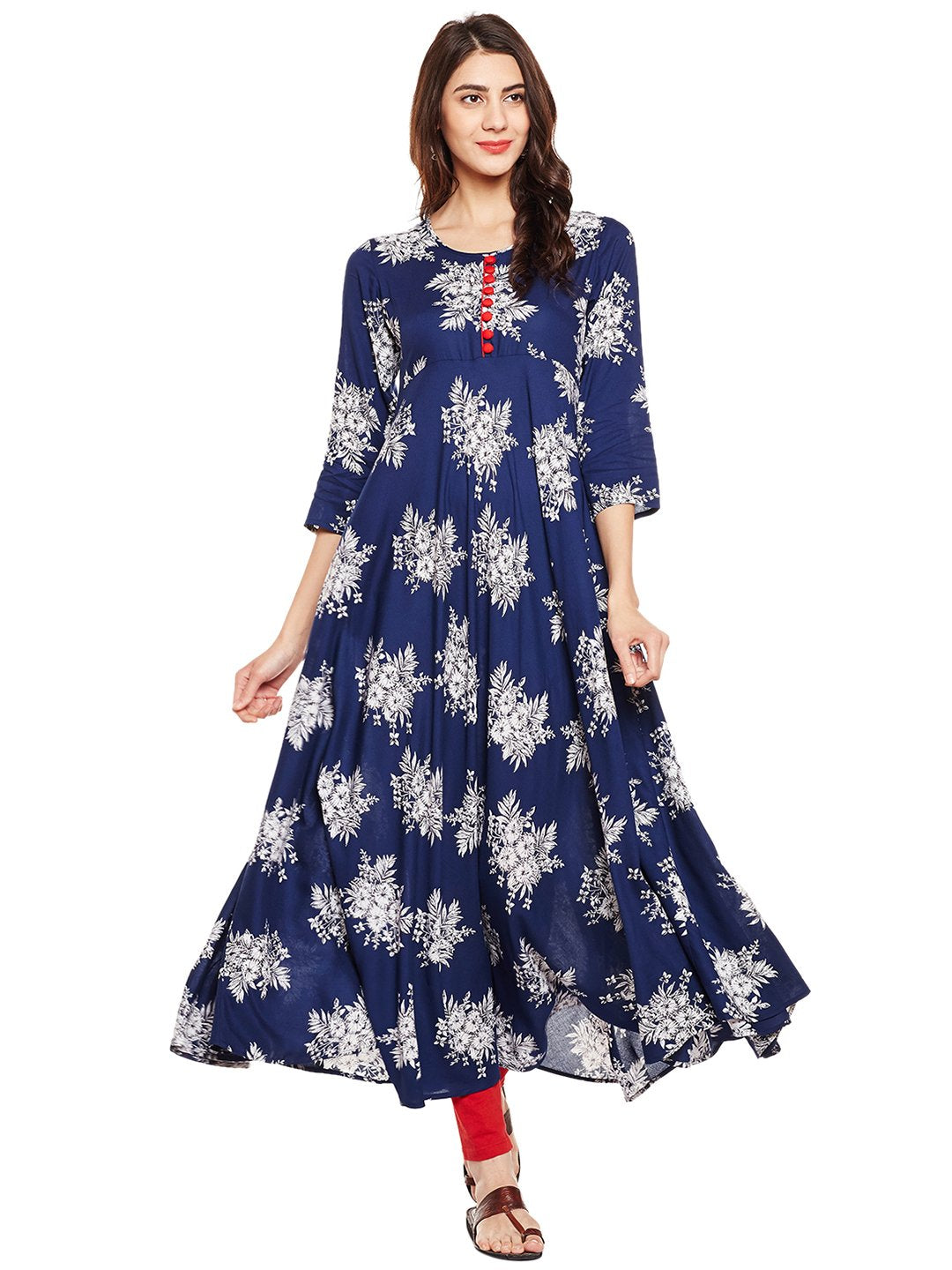 Tissu Women's  Viscose Regular Kurta
