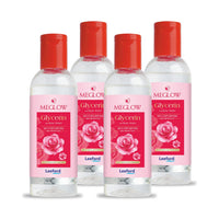 Meglow Rose Water | Hydrating & Nourishing Toner for Refreshing Glow | Enriched with Pure Rose Extracts & Glycerin | Soothes, Tones & Restores Skin’s Natural Balance Pack of 4 (60ml each)