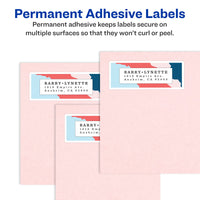 Avery Printable Shipping Labels with Sure Feed, 2