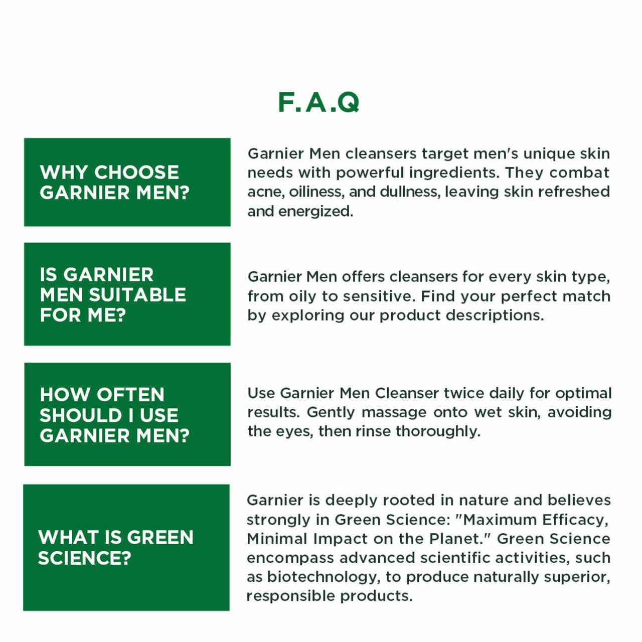 Garnier Men, Face Wash, Balances Oil Level in Skin, OilClear Clay D-Tox, 150 g