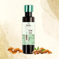 Nat Habit Cold Pressed 100% Pure Sweet Almond (Badam) Oil for Skin & Hair With Vitamin E, Omega-3,6 & 9, Mineral Free - 50 ml