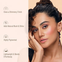 Swiss Beauty Mini Baked Shimmer Blusher And Highlighter Palette For Face Makeup| Multicolor-1, 7 Gm |