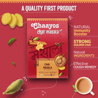 Chaayos Chai Masala - Aromatic Tea Masala Powder with 100% Natural Ingredients - 200g [500 Cups]