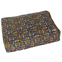 Molly Mutt Medium to Large Dog Bed Cover - Lion’s Roar Print - Measures 27”X36”X5’’ - 100% Cotton - Durable - Breathable - Sustainable - Machine Washable Dog Bed Cover 36.0